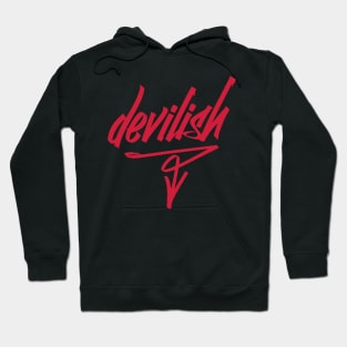 Devilish graffiti style graphic novelty attitude t-shirt Hoodie